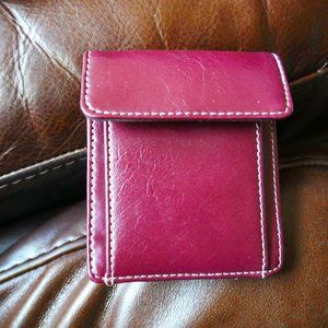 Mini Burgundy Wallet